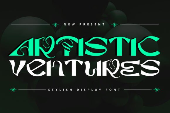 Artistic Ventures: The Whimsical Display Font for Handmade Creations