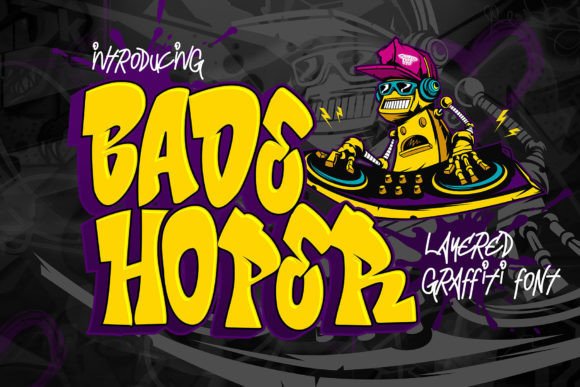 Bade Hoper: The Bold Urban Font for Edgy Web Design