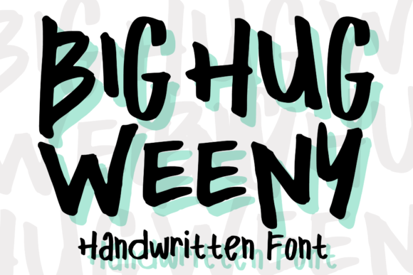 Big Hug Weeny: The Playful Typeface for Retro Branding