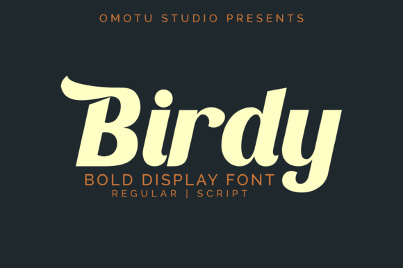 Birdy: A Bold Display Font for Modern Editorial Design