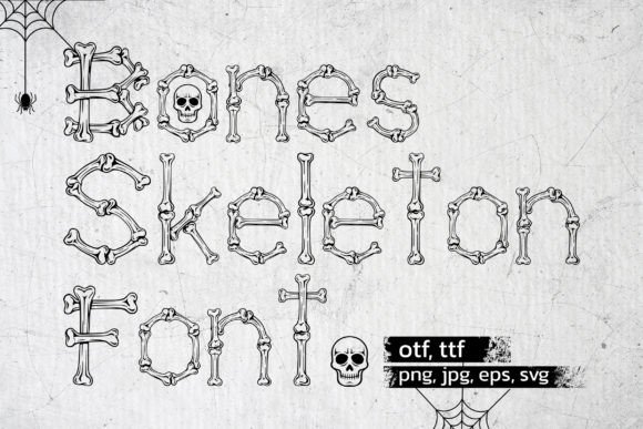 Bones Skeleton: The Spooky Display Font for Viral Campaigns