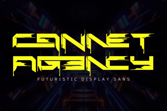 Cannet Agency: The Cyberpunk Display Font for Bold Digital Branding
