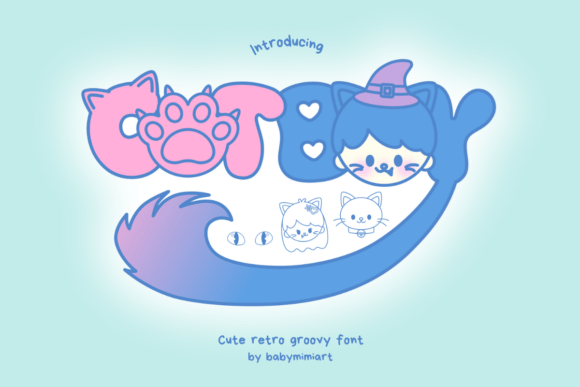 Cat Boy: A Retro Display Font for Playful Editorial Design