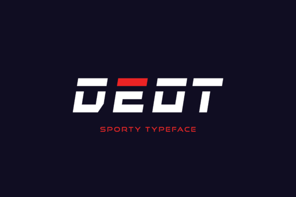 Deot: The Bold Futuristic Typeface for High-Impact Campaigns