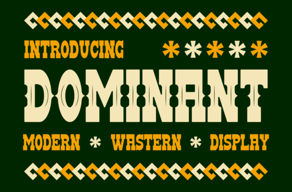 Dominant: The Retro Display Font for Magical Branding