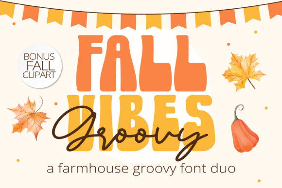 Embrace Fall Vibes: A Retro Display Font for Editorial Design