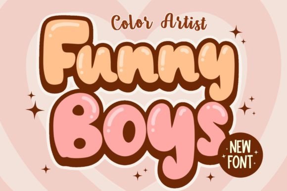 Funny Boys: A Playful Display Typeface for Modern Web Design
