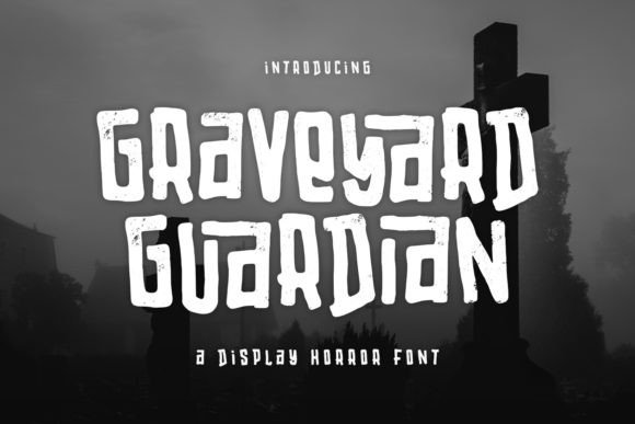 Graveyard Guardian: A Modern Display Horror Font for Editorial Design