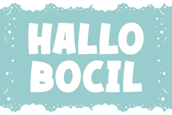 Hallo Bocil: The Playful Display Font for Bold Branding