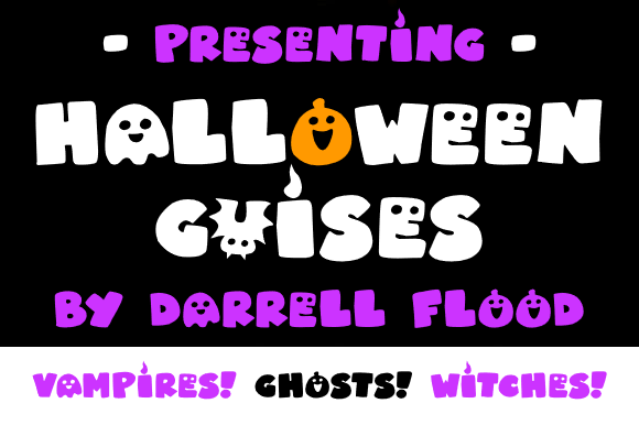 Halloween Guises: A Spooky Display Font for Brand Identity