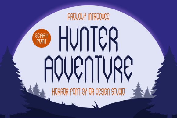 Hunter Adventure: The Perfect Display Font for Handmade Crafts