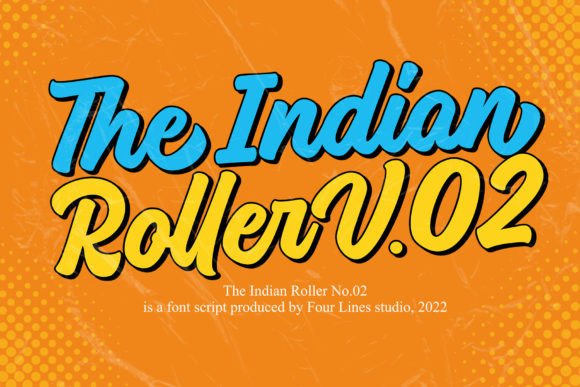Indian Roller V.02: The Premium Typeface for Vintage Branding