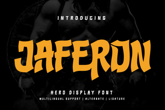 Jaferon: The Superhero Display Font for Bold Craft Projects