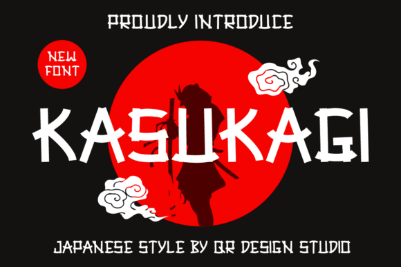 Kasukagi: The Bold Display Typeface for Authentic Japanese Branding