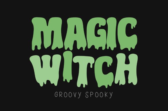 Magic Witch: A Groovy Display Font for Spooky Branding