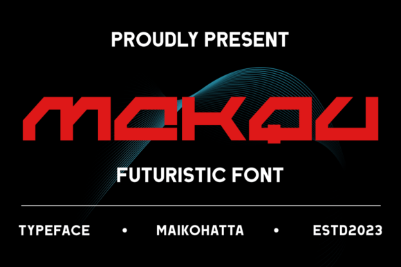 Makqu: The Futuristic Display Font for Modern Design