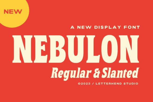 Nebulon: A Classic Display Font for Editorial Design