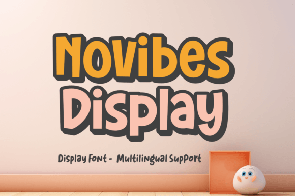 Novibes Display: A Modern Typeface for Bold Shop Branding