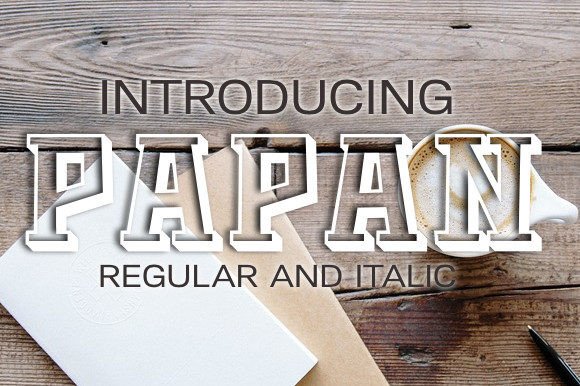 Papan: The 3D Display Font for High-Impact Campaigns