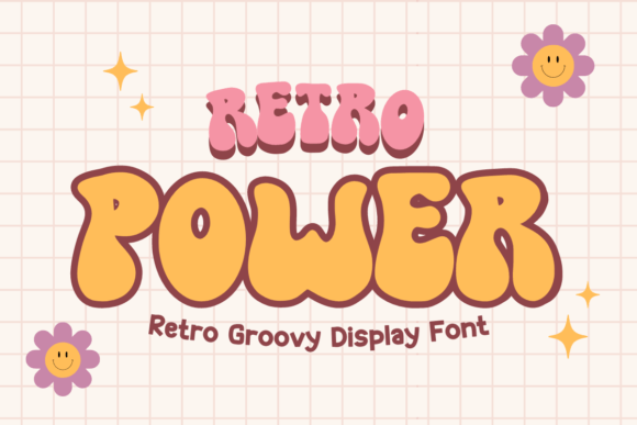 Retro Power: A Groovy Retro Display Font for Bold Branding