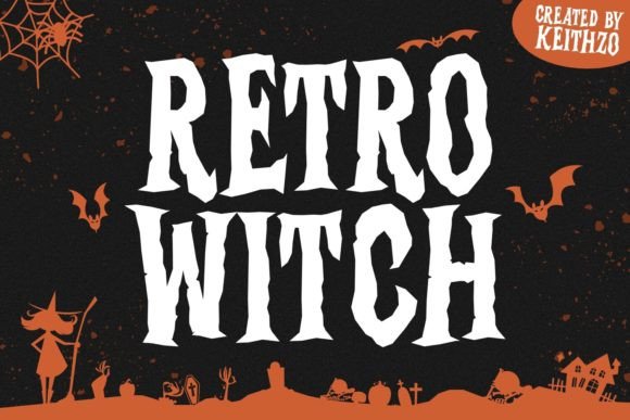 Retro Witch: A Unique Display Font for Creative Makers
