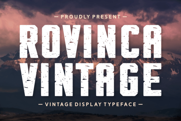 Rovinca Vintage: The Quirky Display Font for Modern Web Projects