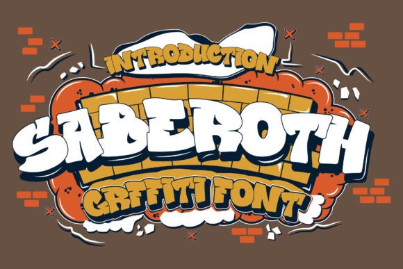 Saberoth: The Bold Graffiti Typeface for Handmade Brands