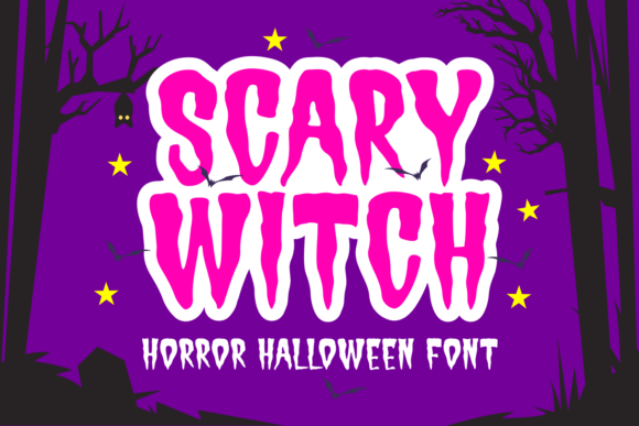 Scary Witch: The Bold Halloween Typeface for Spine-Chilling Editorial Design