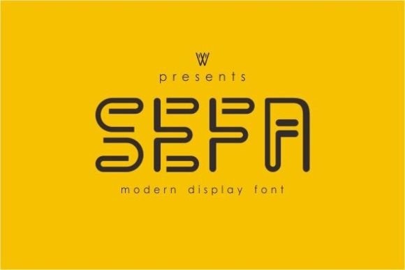 Sefa Typeface: Elegant Display Fonts for Modern Digital Design
