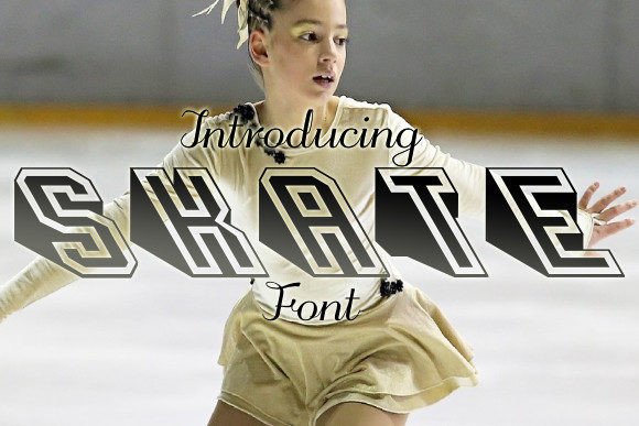 Skate 3D Typeface for Modern Web Design and Digital Branding
