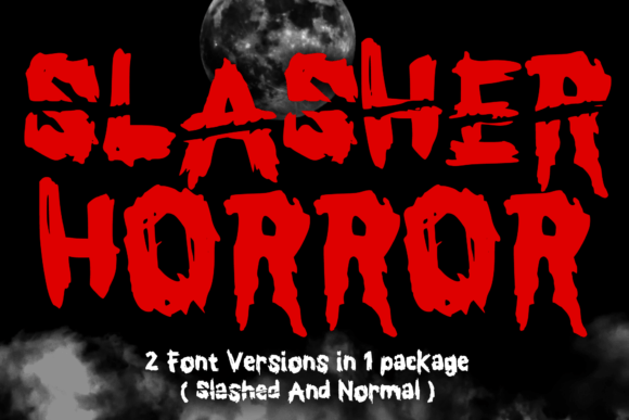 Slasher Horror: The Ultimate Display Typeface for Edgy Brand Identity