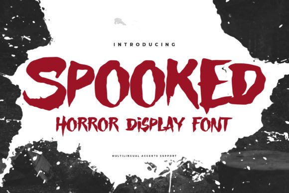 Spooked: The Unique Display Font for Handmade Creators