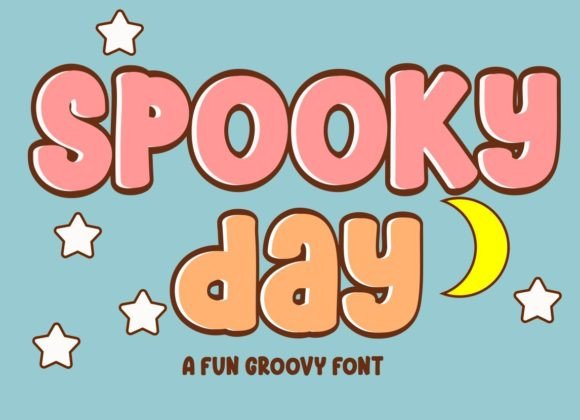 Spooky Day: A Retro Bold Typeface for Playful Digital Design
