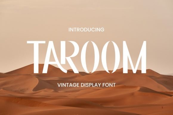 Taroom: The Vintage Display Font for Timeless Editorial Design