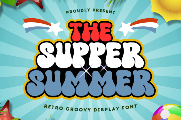 The Supper Summer: A Retro Display Typeface for Modern Web Design
