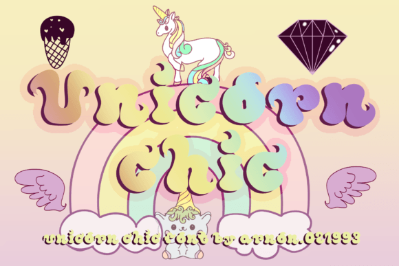 Unicorn Chic: The Perfect Display Font for Playful Web Design