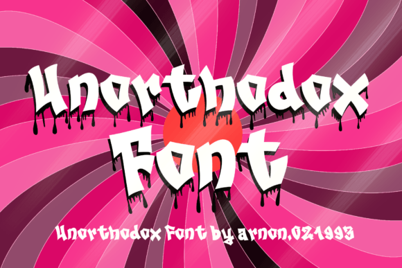 Unorthodox: The Playful Display Font for Handmade Creations