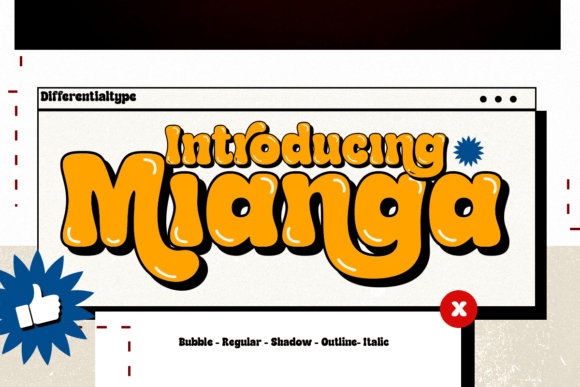 Upgrade Your Brand Identity with the Mianga Retro Typeface