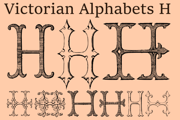 Victorian Alphabets H: The Classic Display Typeface for Premium Branding