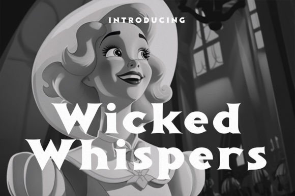 Whicked Whispers: A Vintage Typeface for Editorial Design