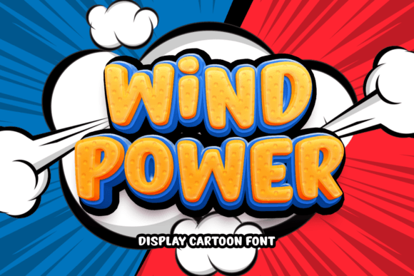 Wind Power: The Spectacular Cartoon Display Font for Bold Editorial Design